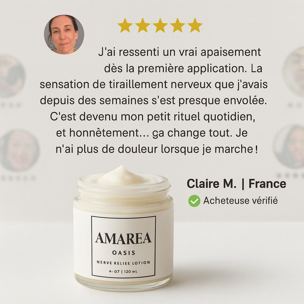 Crème Anti-Douleur 100% Naturelle au Magnésium Amarea™