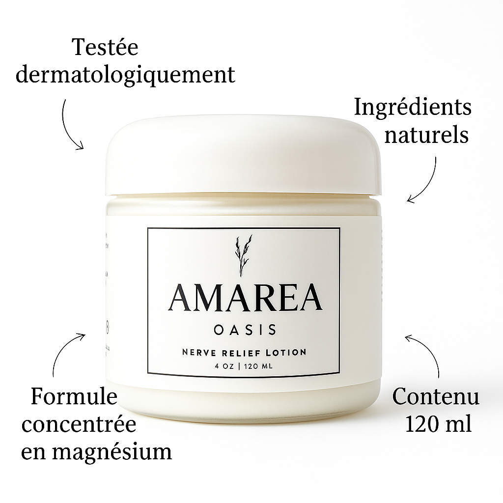 Crème Anti-Douleur 100% Naturelle au Magnésium Amarea™
