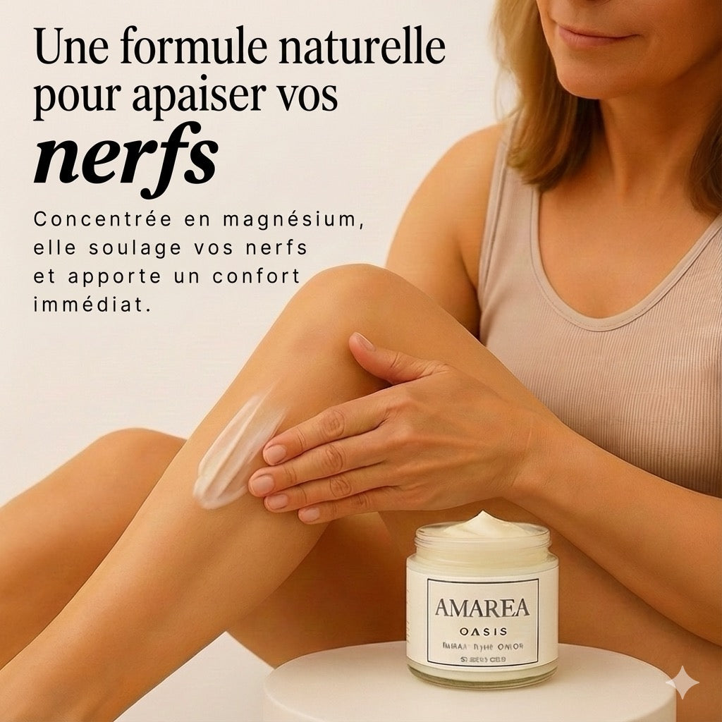 Crème Anti-Douleur 100% Naturelle au Magnésium Amarea™
